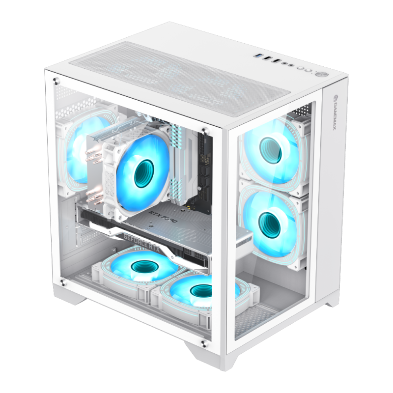 GameMax Infinity Mini Case - White GameMax Infinity Mini Case - White
